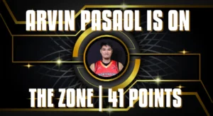 Arvin Pasaol is on the Zone