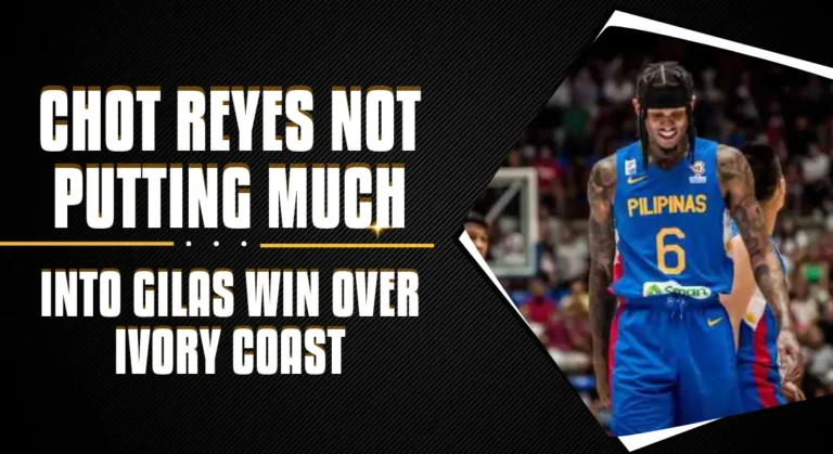 chot reyes not putting much