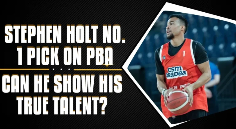 Stephen Holt No.1 Pick