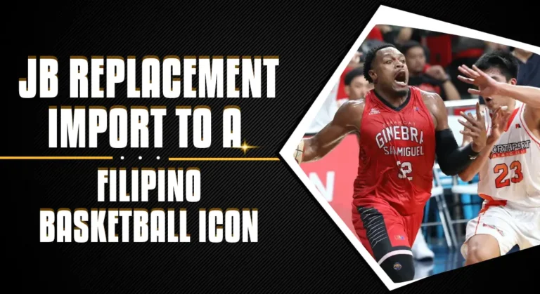 JB Replacement Import to a Filipino Basketball Icon
