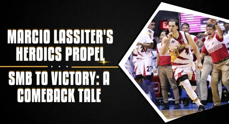 Marcio Lassiter Heroics Propel