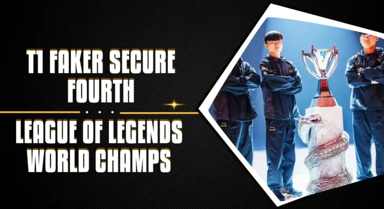 T1 Faker Secure Fourth LOL World Champs