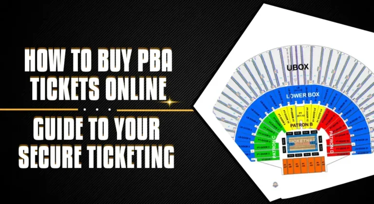 How to Buy PBA Tickets Online