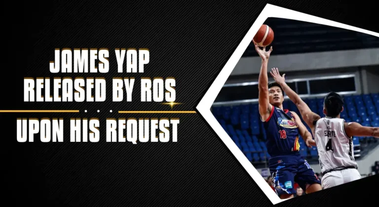 James Yap Released By ROS