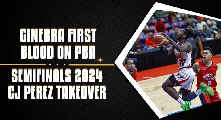 PBA Semifinals Ginebra First Blood 2024
