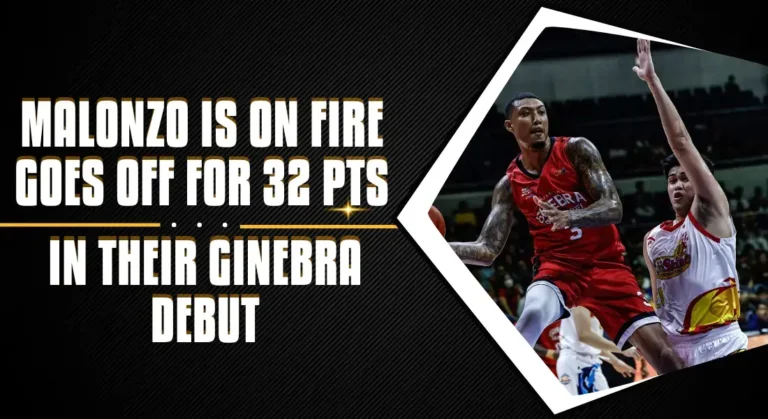 Malonzo is on Fire - Philippine Cup