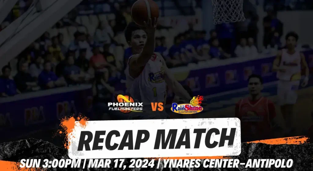 Phoenix vs Rain or Shine| PBA Philippine Cup 2024​