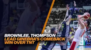 brownlee, thompson spark ginebra comeback to take pba finals game 5